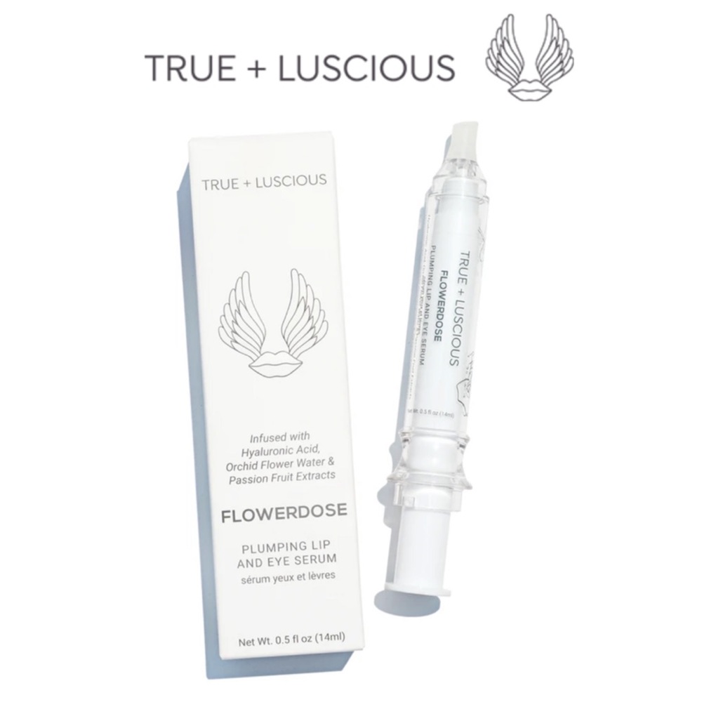 TRUE & LUSCIOUS FLOWERDOSE LIP & EYE SERUM